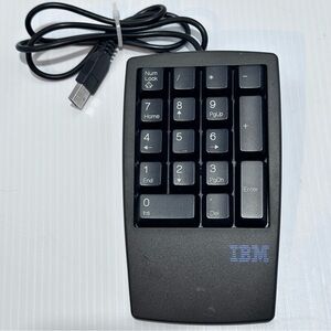 IBM Number‎ Keypad KU-9880 Keyboard Black Tested USB